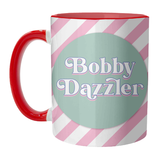 Bobby Dazzler - unique mug by Mad Philomena