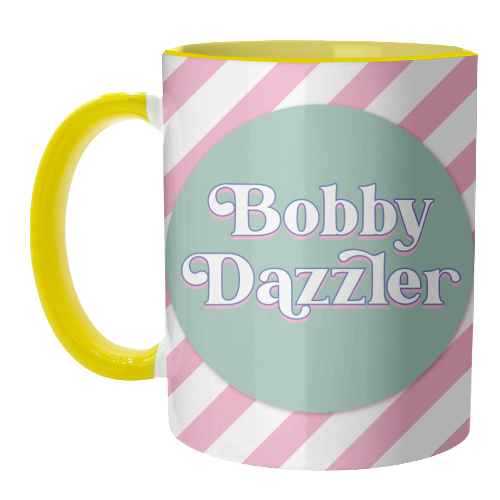 Bobby Dazzler - unique mug by Mad Philomena