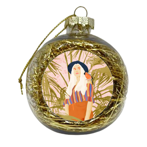 Bohemian Life - xmas bauble by Uma Prabhakar Gokhale