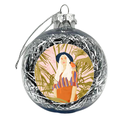 Bohemian Life - xmas bauble by Uma Prabhakar Gokhale