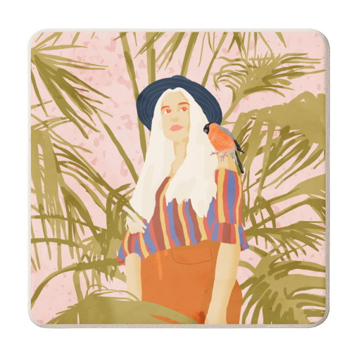 Bohemian Life - personalised beer coaster by Uma Prabhakar Gokhale