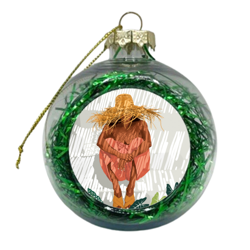 Bohemian Vacay - xmas bauble by Uma Prabhakar Gokhale
