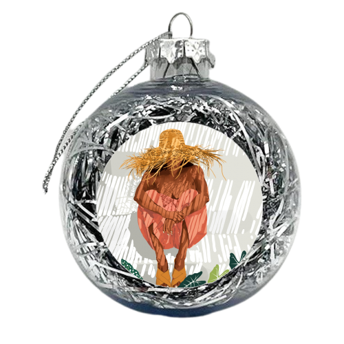 Bohemian Vacay - xmas bauble by Uma Prabhakar Gokhale