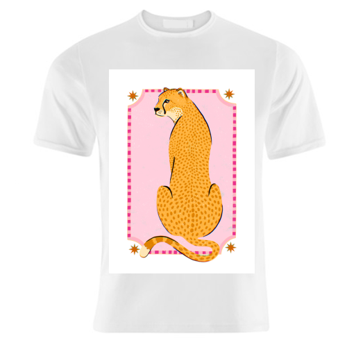 Boho Cheetah Art - unique t shirt by Natalie Rodrigues