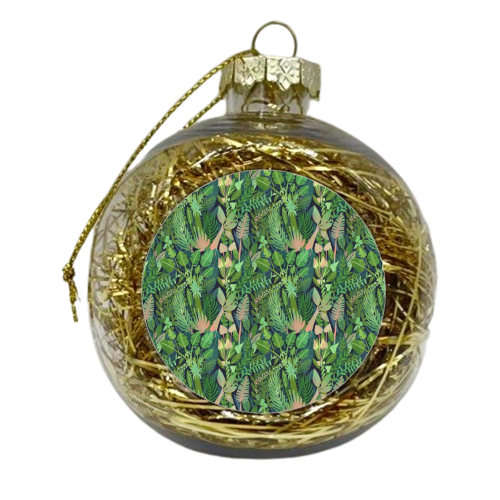 Boho Jungle - xmas bauble by Samantha Dolan