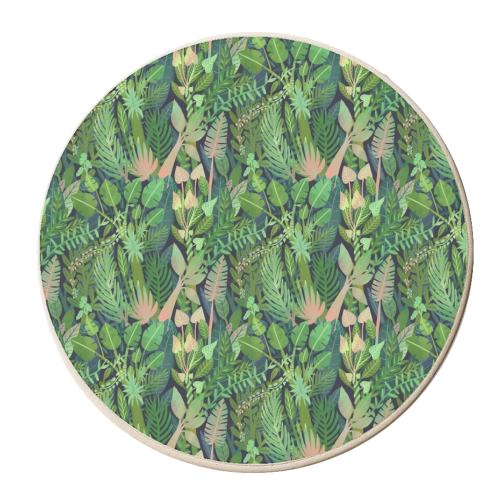 Boho Jungle - personalised beer coaster by Samantha Dolan