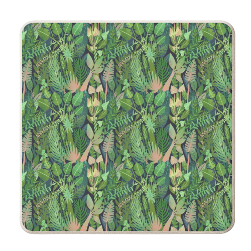 Boho Jungle - personalised beer coaster by Samantha Dolan
