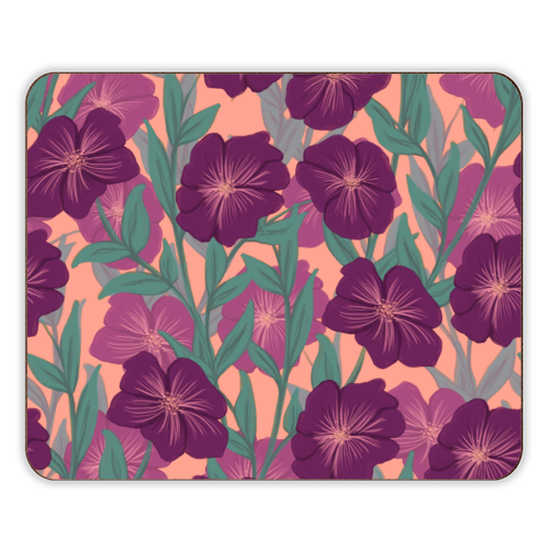 Bold Bloom Purple - designer placemat by Daniela di Niro