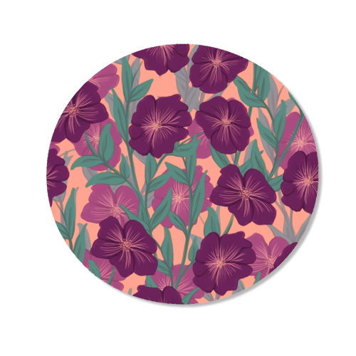 Bold Bloom Purple - Magnet by Daniela di Niro