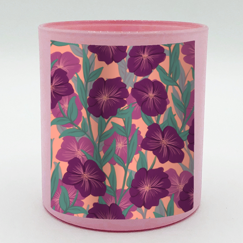 Bold Bloom Purple - scented candle by Daniela di Niro
