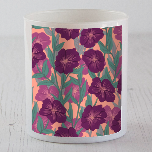 Bold Bloom Purple - scented candle by Daniela di Niro
