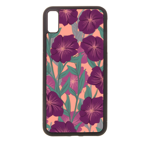 Bold Bloom Purple - stylish phone case by Daniela di Niro