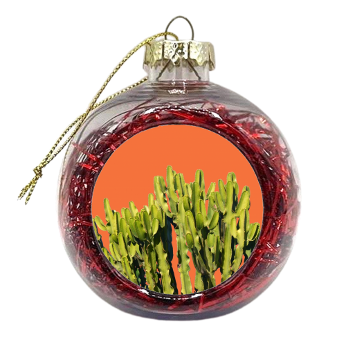 Bold Cactus - xmas bauble by Uma Prabhakar Gokhale