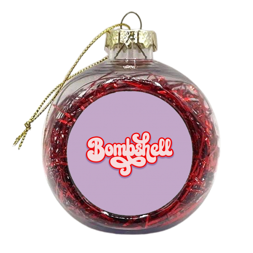 Bombshell - xmas bauble by Dominique Benedict