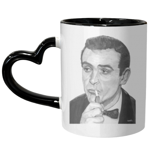 Bond - James Bond - unique mug by Ivan Picknell