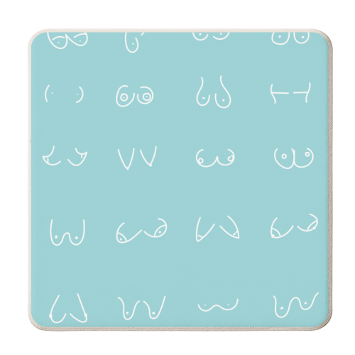 Booby - personalised beer coaster by Niamh McKeown