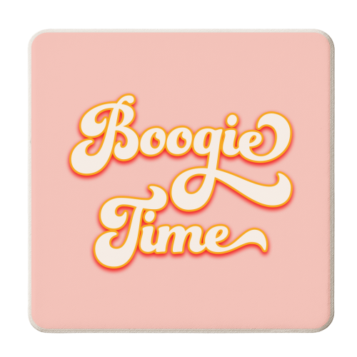Boogie Time - personalised beer coaster by Dominique Benedict