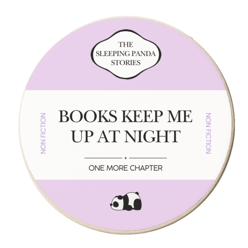 BOOKS KEEP ME UP AT NIGHT - personalised beer coaster by Ms Doodle