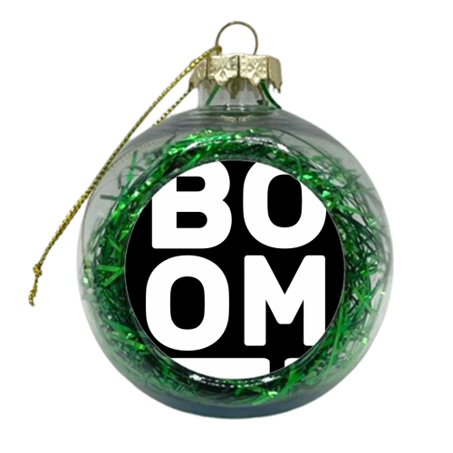Boom - xmas bauble by The Native State