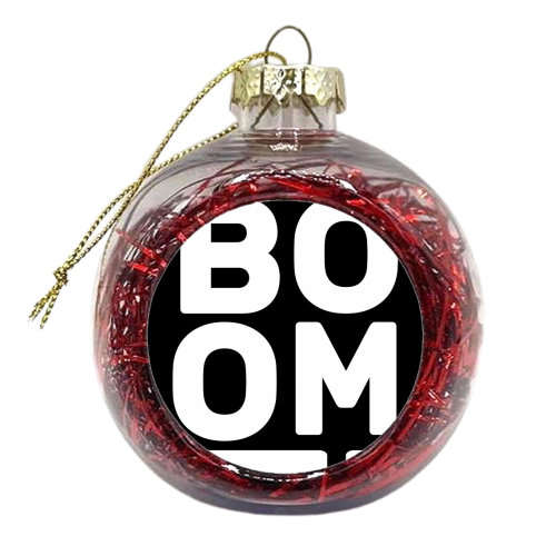 Boom - xmas bauble by The Native State