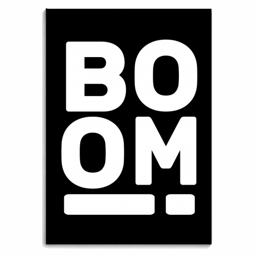 Boom - personalised A4, A5, A6 notebook by The Native State