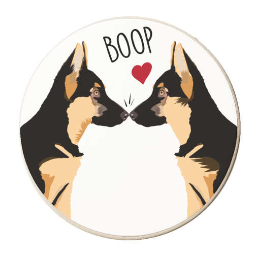 Boop - personalised beer coaster by Pink and Pip