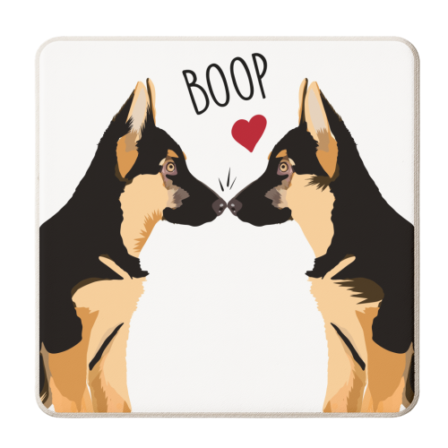 Boop - personalised beer coaster by Pink and Pip
