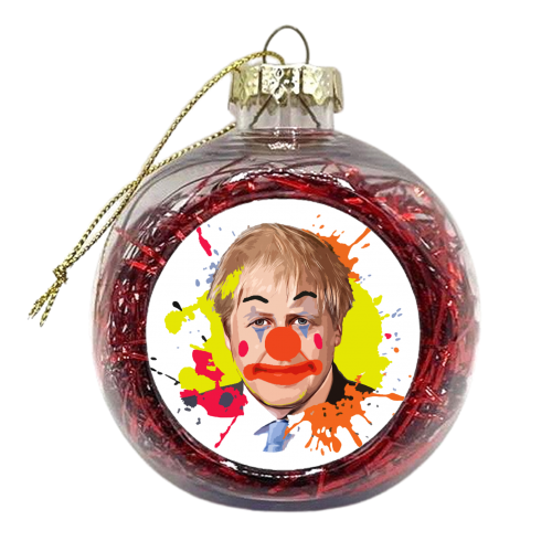 Boris The Clown - xmas bauble by DOLLY WOLFE
