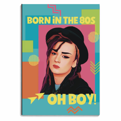 Born in the 80s Oh Boy! - personalised A4, A5, A6 notebook by Giddy Kipper