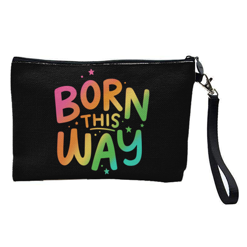 Born this way - pretty makeup bag by Loren Grosvenor
