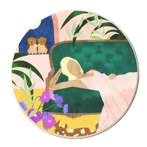 Born to be Queen - personalised beer coaster by Uma Prabhakar Gokhale