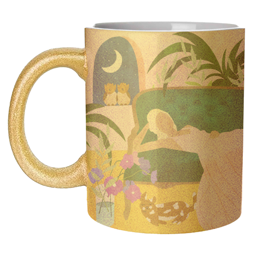 Born to be Queen - unique mug by Uma Prabhakar Gokhale