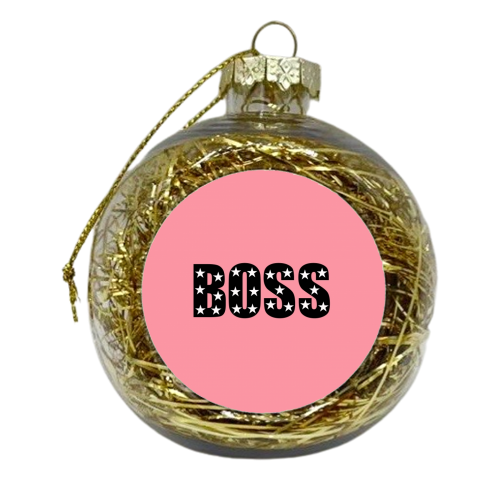 Boss - xmas bauble by Wallace Elizabeth