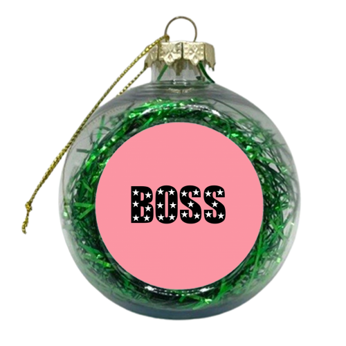 Boss - xmas bauble by Wallace Elizabeth