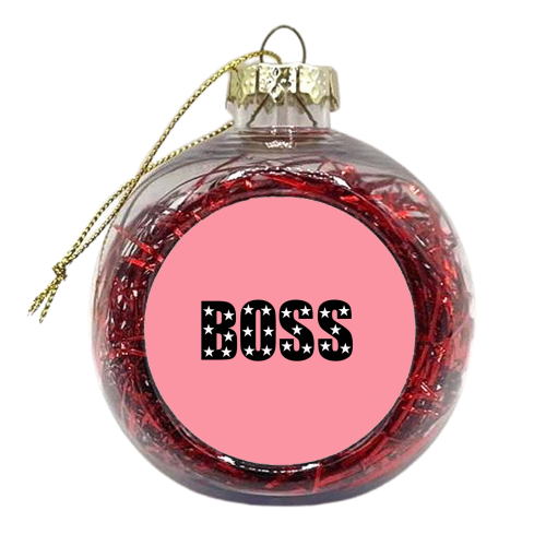 Boss - xmas bauble by Wallace Elizabeth
