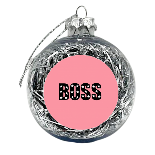 Boss - xmas bauble by Wallace Elizabeth