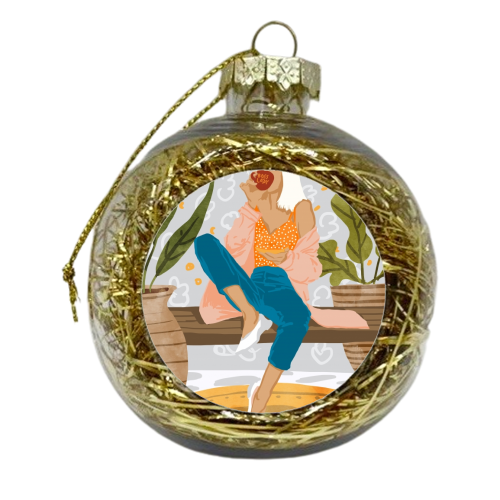 Boss Lady - xmas bauble by Uma Prabhakar Gokhale