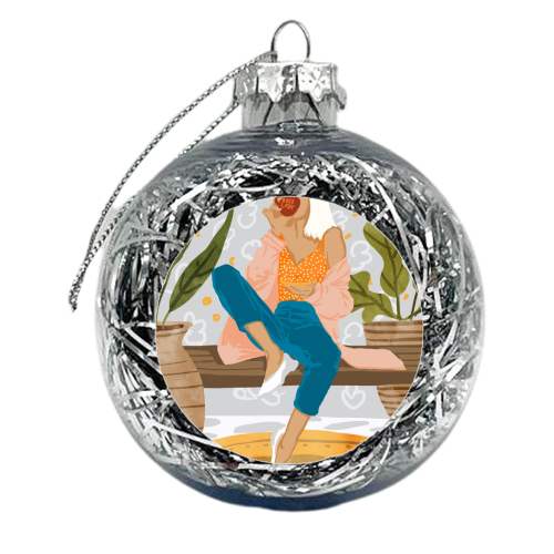 Boss Lady - xmas bauble by Uma Prabhakar Gokhale