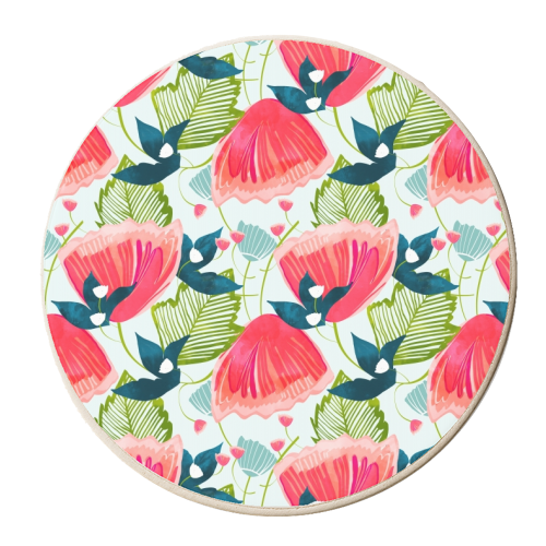 Botanica II - personalised beer coaster by Uma Prabhakar Gokhale