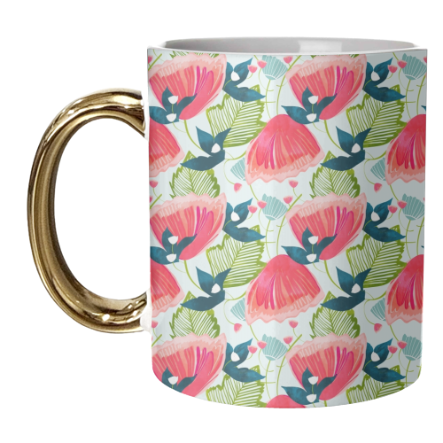 Botanica II - unique mug by Uma Prabhakar Gokhale