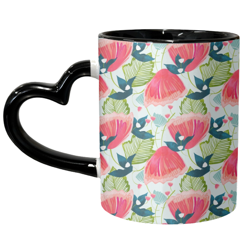 Botanica II - unique mug by Uma Prabhakar Gokhale