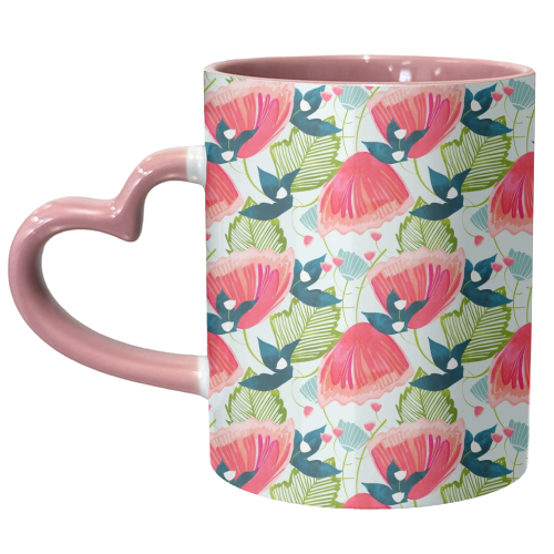 Botanica II - unique mug by Uma Prabhakar Gokhale