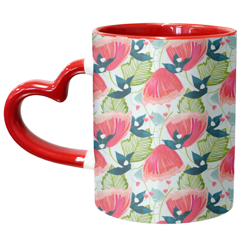 Botanica II - unique mug by Uma Prabhakar Gokhale