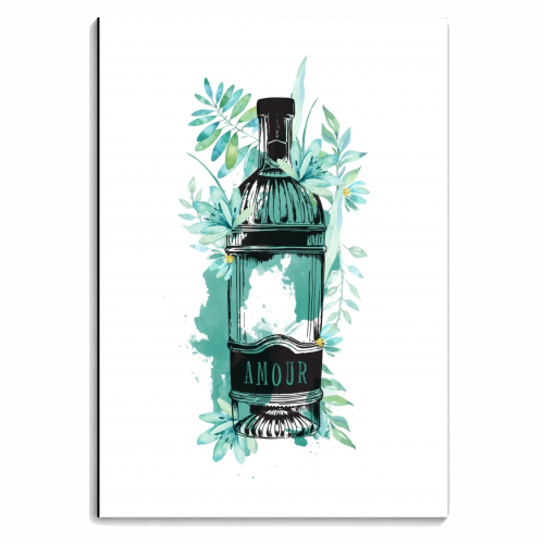 Botanical Amour Bottle - personalised A4, A5, A6 notebook by Natalie Hancock