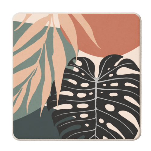 Botanical and tropical - personalised beer coaster by Vitor Costa