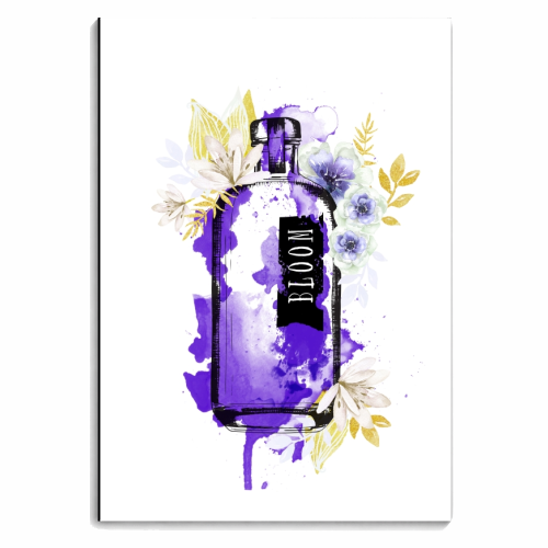 Botanical Bloom Bottle - personalised A4, A5, A6 notebook by Natalie Hancock
