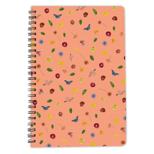 Botanical (Pink) - personalised A4, A5, A6 notebook by Frida Floral Studio