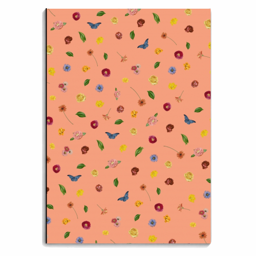 Botanical (Pink) - personalised A4, A5, A6 notebook by Frida Floral Studio