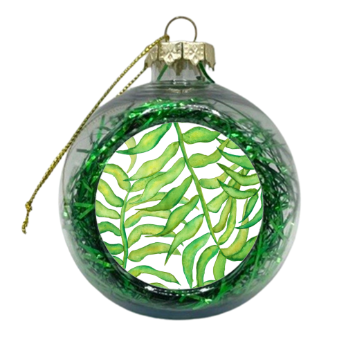 Botanical Watercolour - xmas bauble by holly crerar