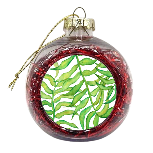Botanical Watercolour - xmas bauble by holly crerar
